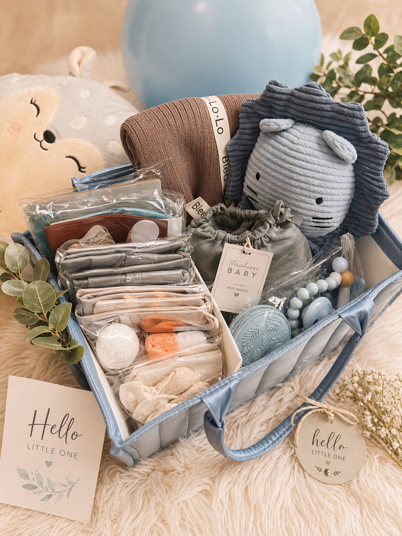 Elibella Baby Luxury Essentials Basket